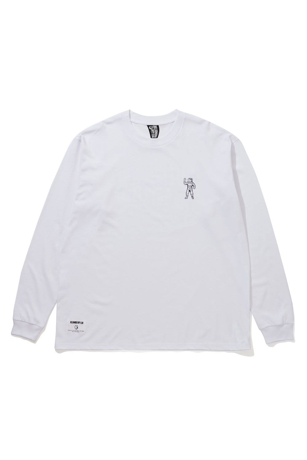 【BILLIONAIRE BOYS CLUB】COTTON L/S T-SHIRT ASTRONAUT / ホワイト