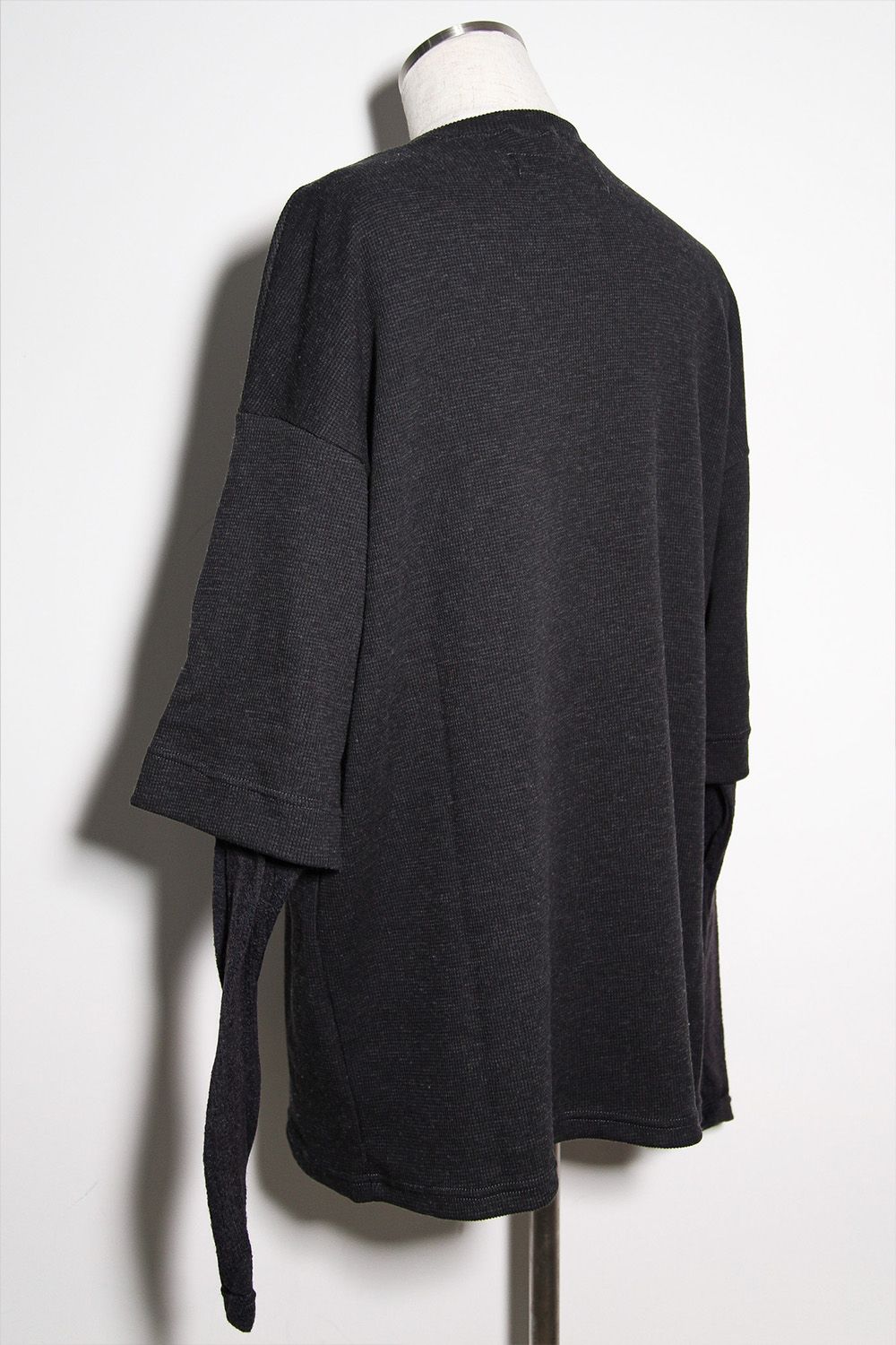 LAYERED CREW NECK TOP / ダークグレー / ag-12111