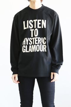 LISTEN TO HG Tシャツ / ブラック