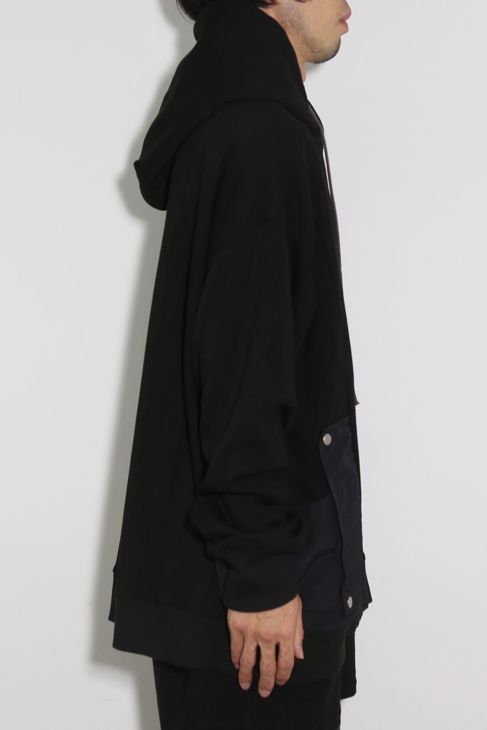 ボンバーヒートミリタリーフーディ / Bomber Heat Millitary Hoodie / ブラック