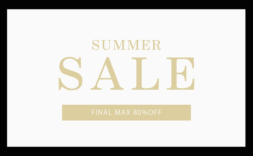2026 SUMMER FINAL SALE