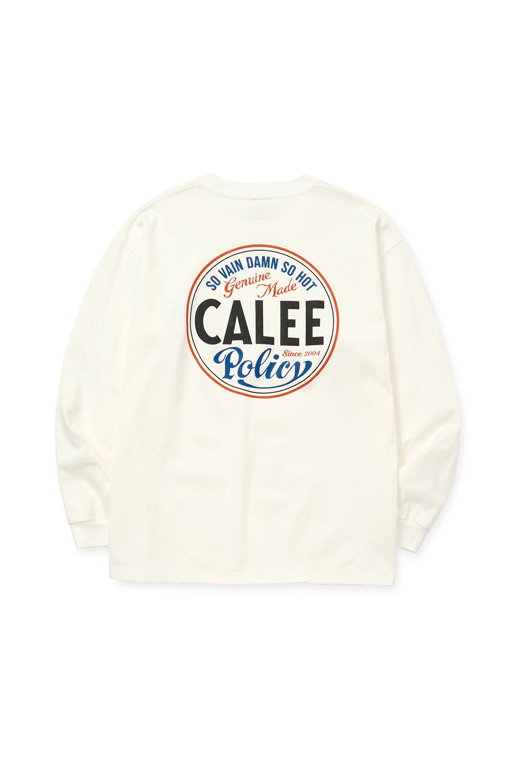 VINTAGE TYPE CIRCLE LOGO L/S TEE / ホワイト