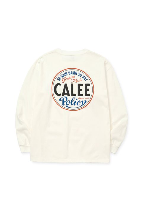 VINTAGE TYPE CIRCLE LOGO L/S TEE / ホワイト