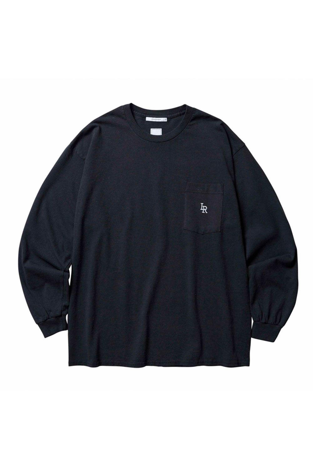LR LOGO POCKET L/S TEE / ブラック