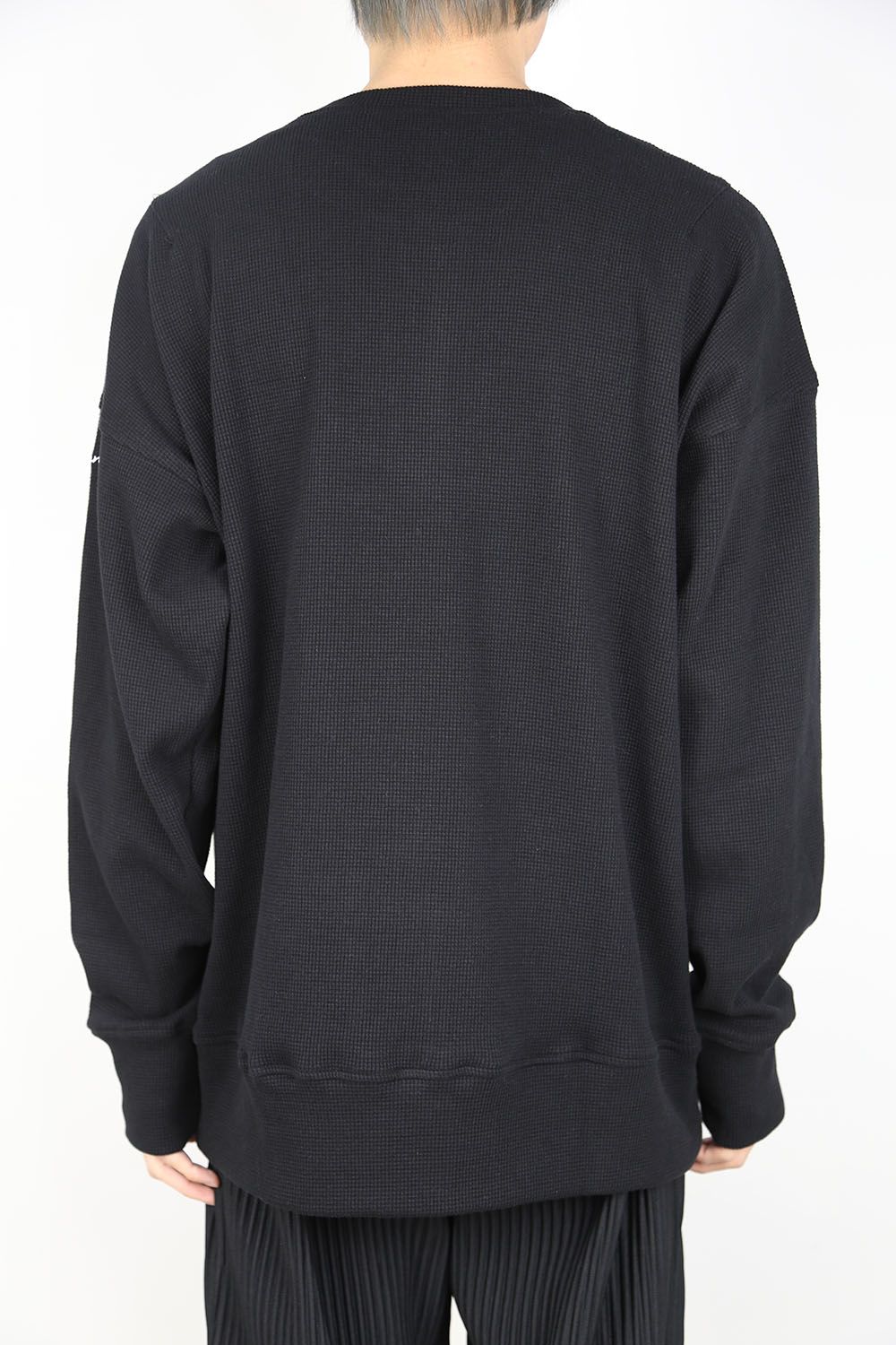 【人気定番商品】 WAFFLE THERMAL LOOSE TRAINER / ブラック