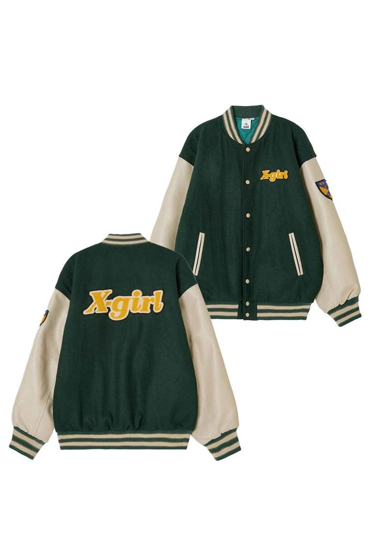 レア】X-LARGE スタジャン グリーン 角 