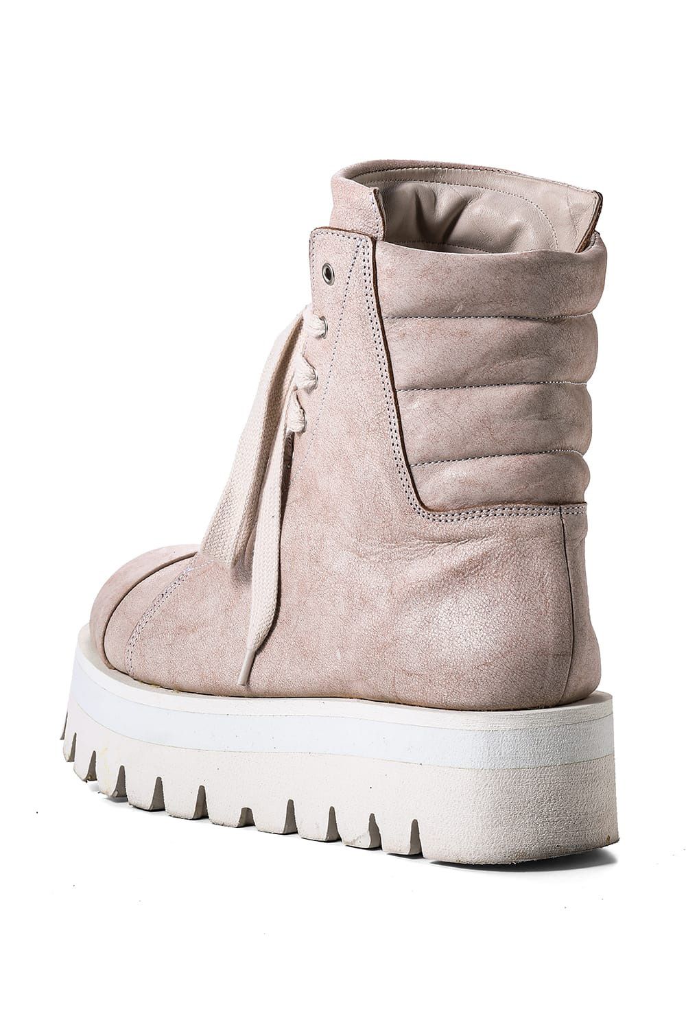 BOOTS / アッシュピンク×ホワイト