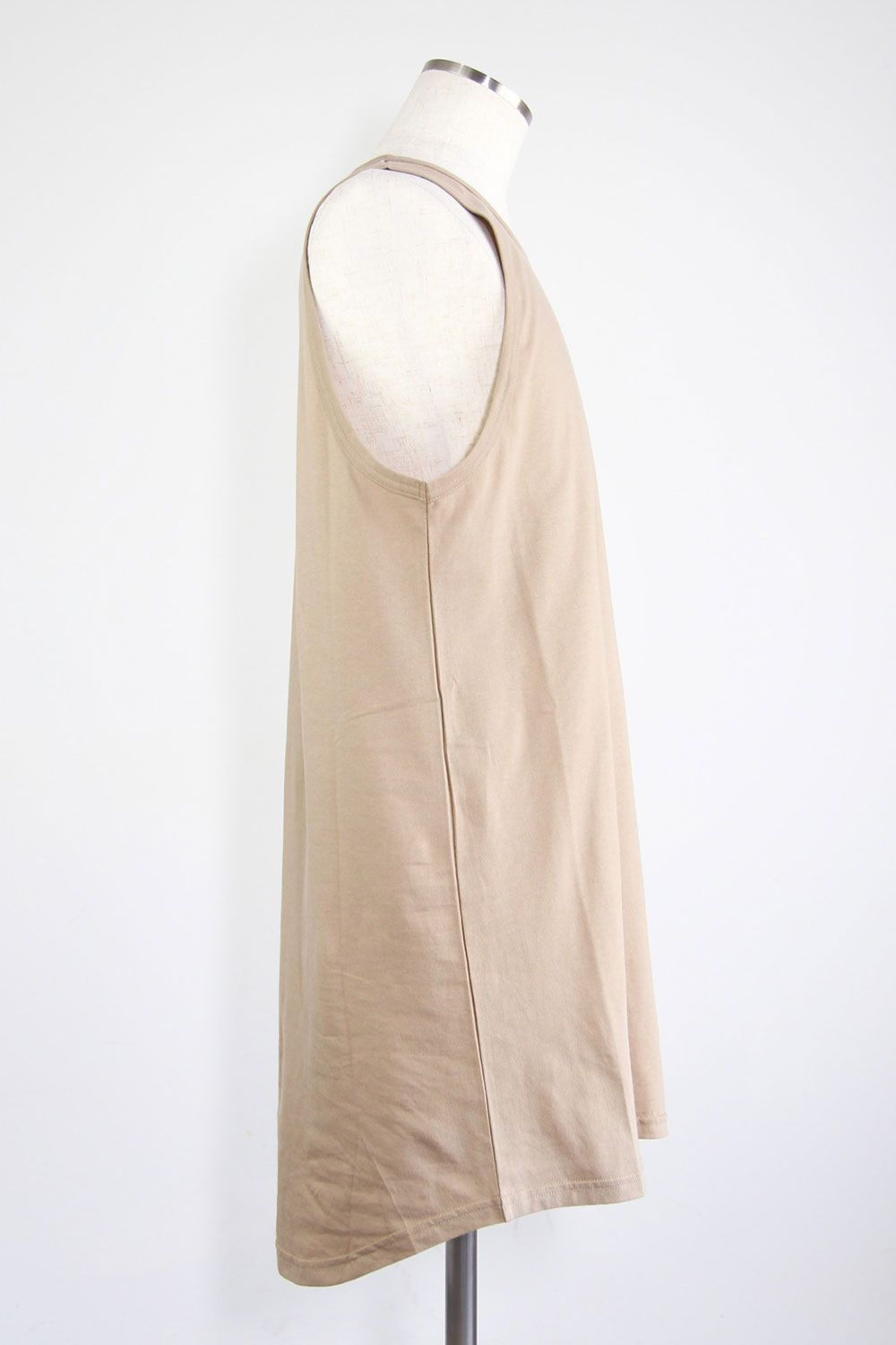 ロングタンクトップ / Long Tank Top / ベージュ / ag-6083-1