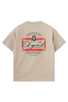 FACE RED LABEL S/S TEE / ベージュ
