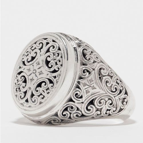 Mediterranean Oval Shape Ring / GR015
