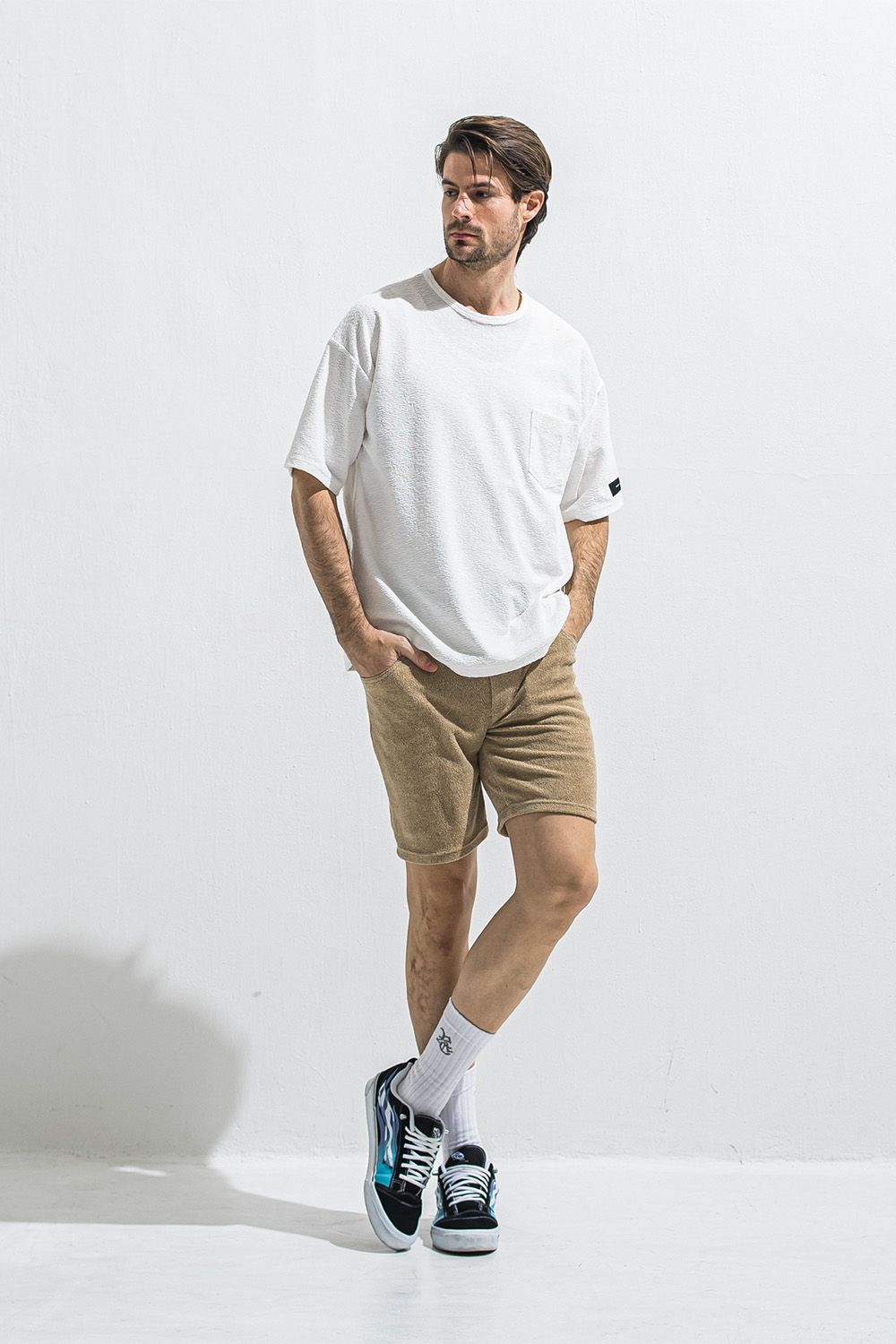 PILE OVER TEE / ホワイト