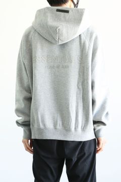 21SS BACK LOGO HOODIE (RUBBER) / ダークオートミール