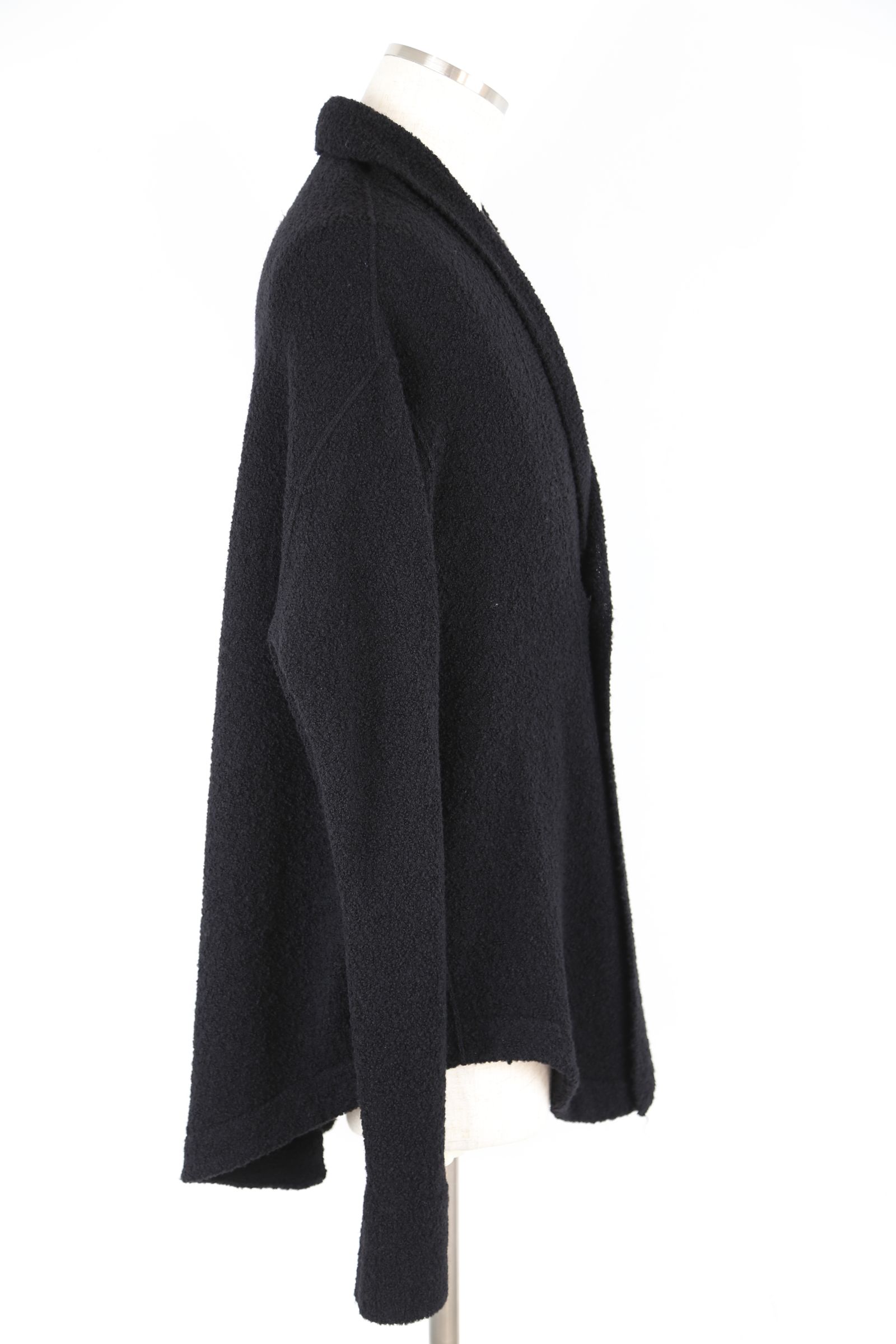 ONE BUTTON KNIT CARDIGAN / ブラック