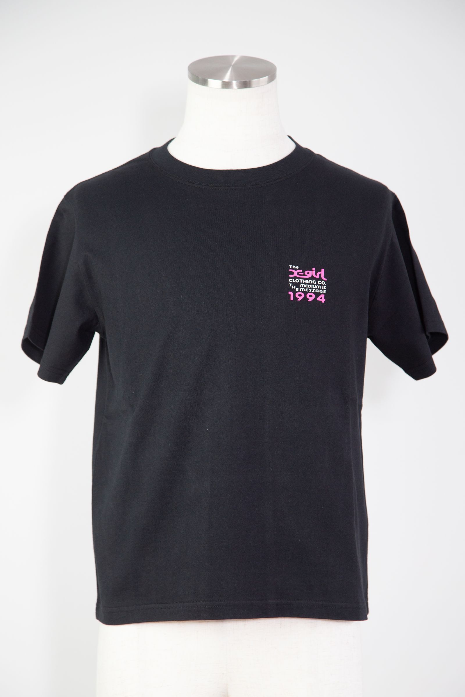すぐ届く☆X-girl 半袖Tシャツ ボックスロゴ 着まわし力抜群☆ X-girl エックスガール Tシャツ BOX LOGO AND FACE S/S TEE