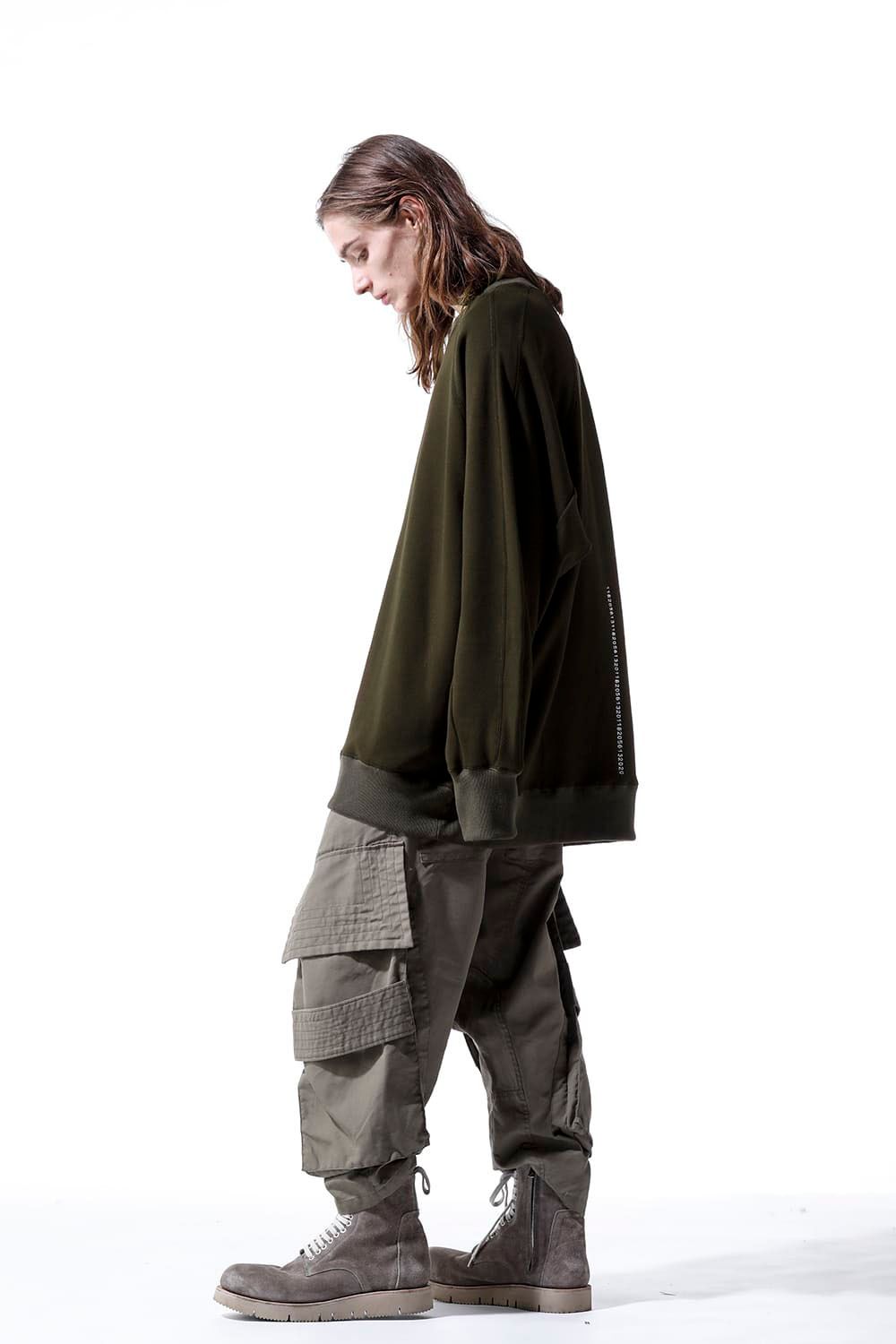 【別注】ボンバーヒートドルマンプルオーバー / Bomber Heat Dolman Pullover / ダークネイビー