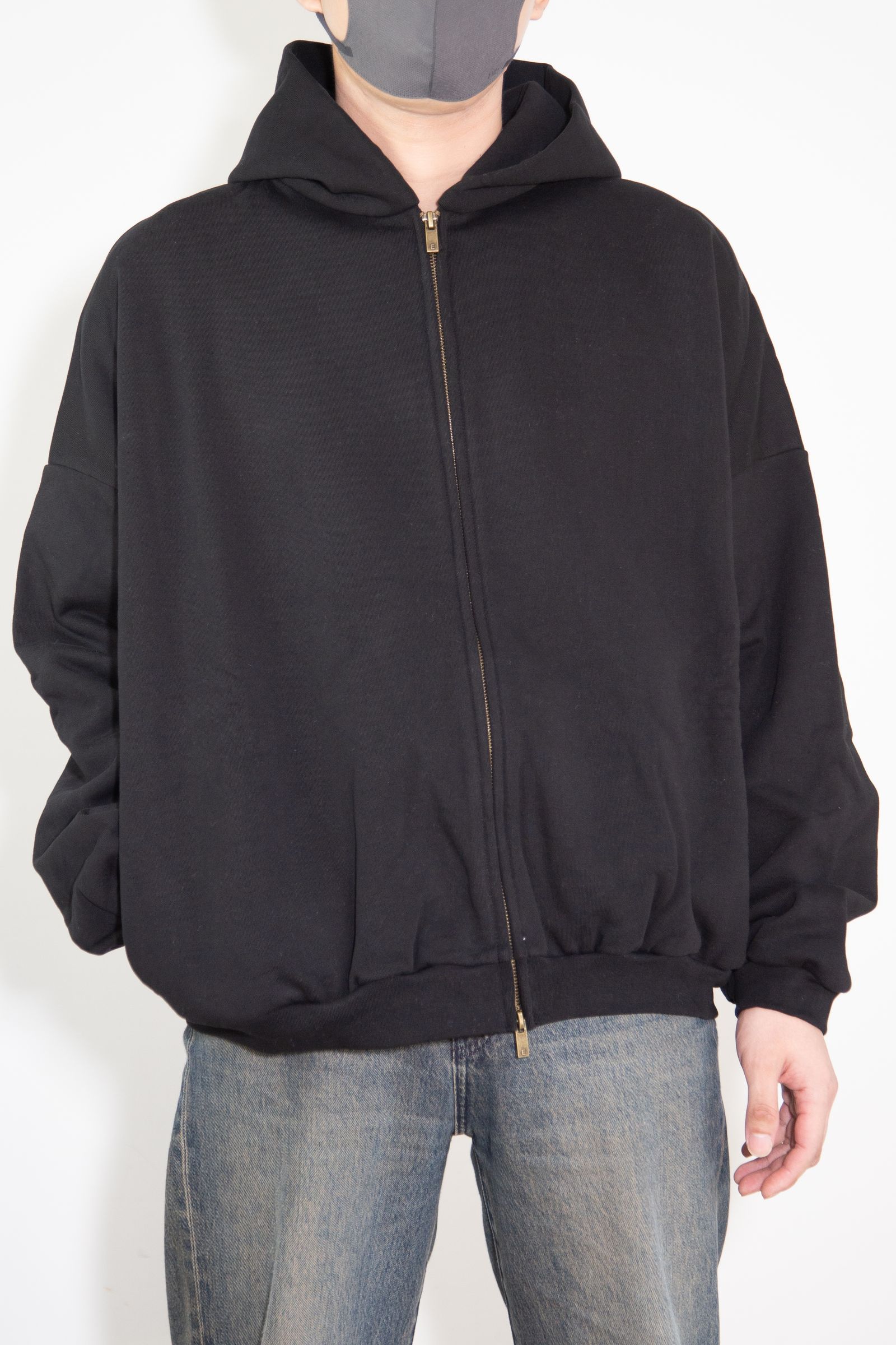 24FW HEAVY WEIGHT FULL ZIP HOODIE / ブラック