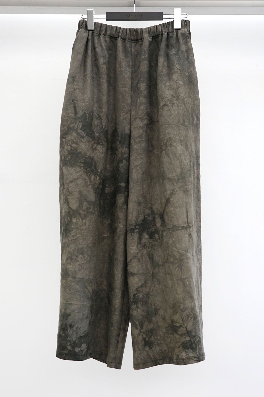 【限定生産】hem button wide easy pants