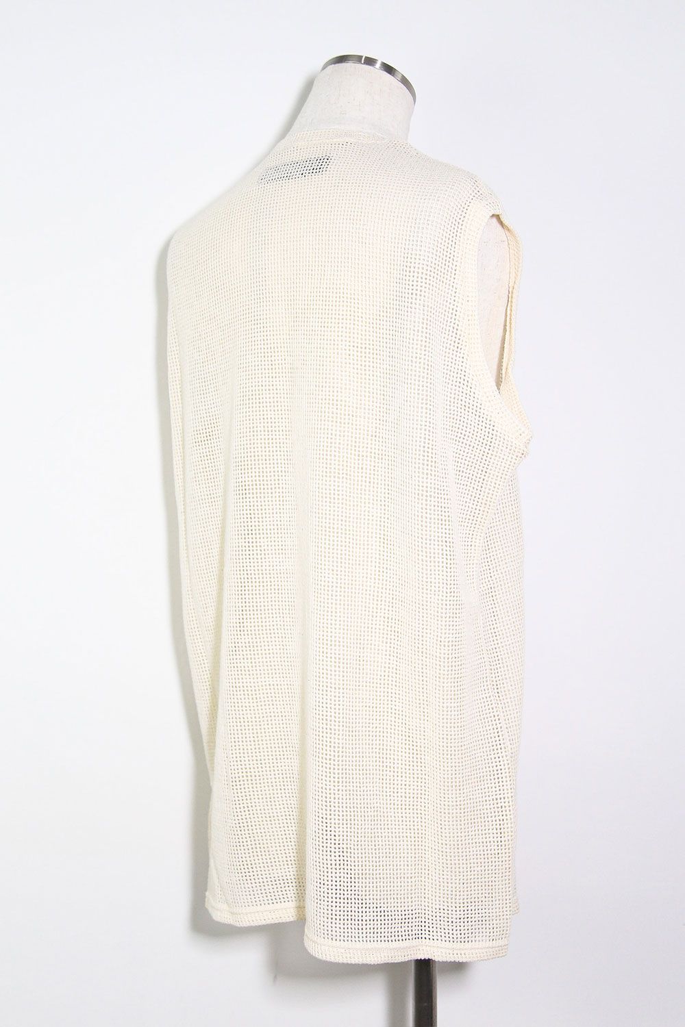 メッシュニットタンクトップ / Mesh Knit Tank Top / アイボリー / ag-11100
