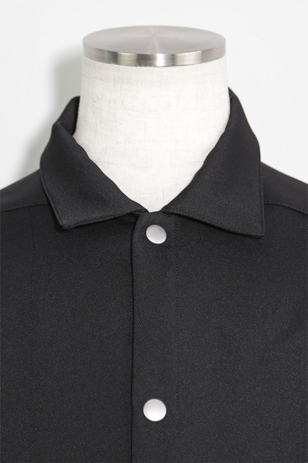 [ラスト1点 サイズ3] ツイードコンビシャツ / Tweed Combi Shirts / ブラック / ag-10084-2