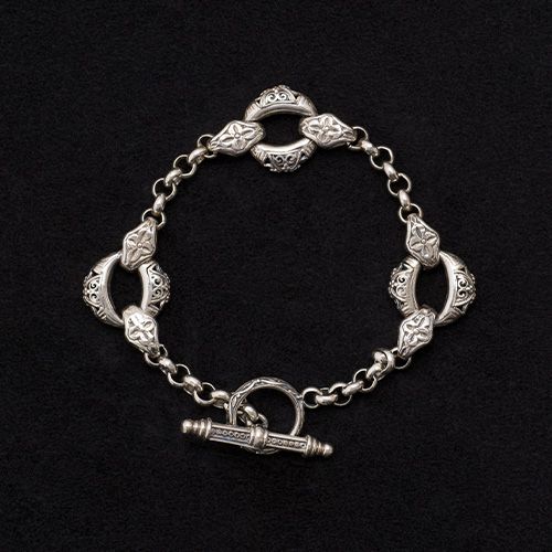 Garden Shadows 3 Small Links Bracelet / GB001