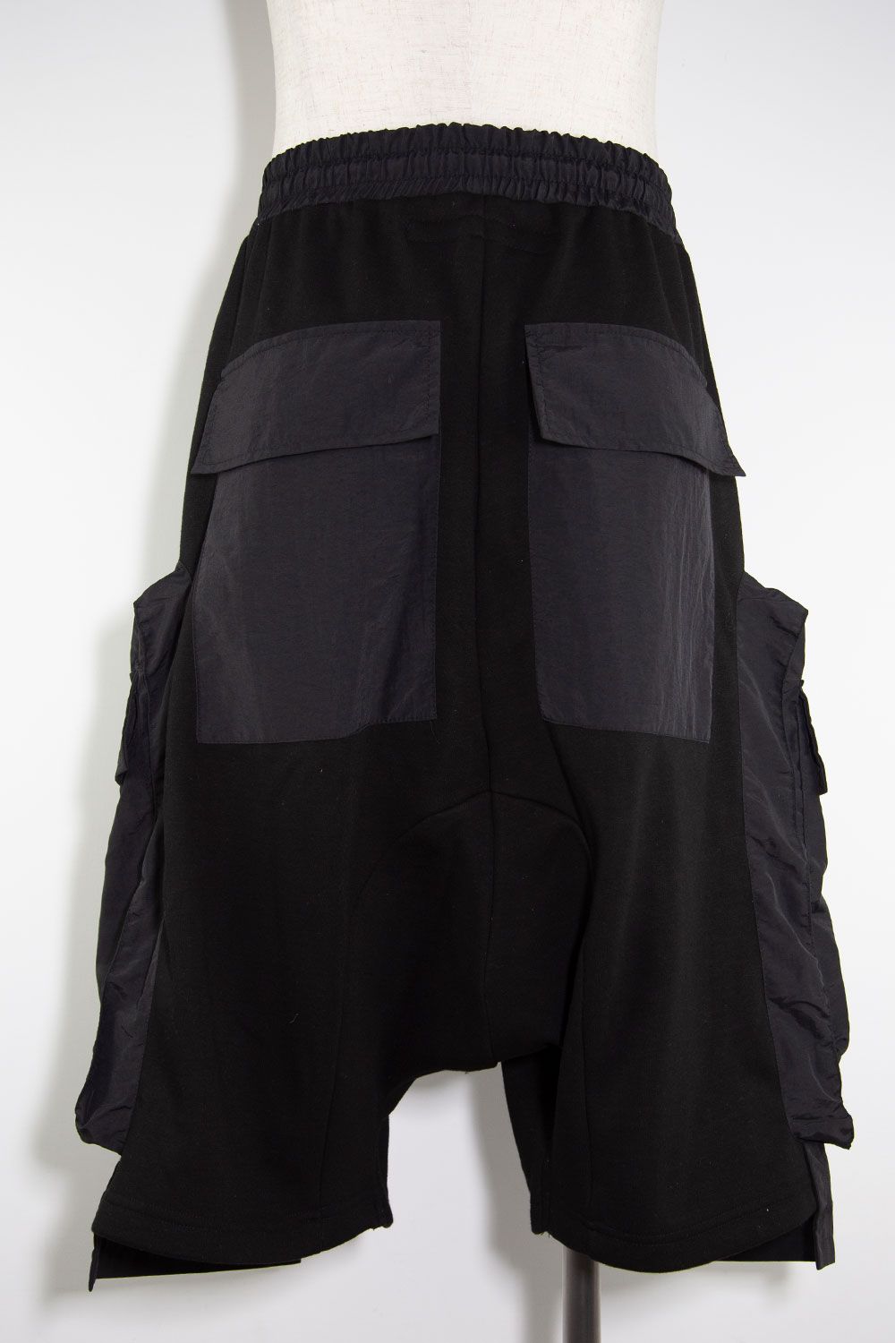 ナイロンコンビボンバーヒートショーツ / Nylon×Bomber Heat Shorts / ブラック