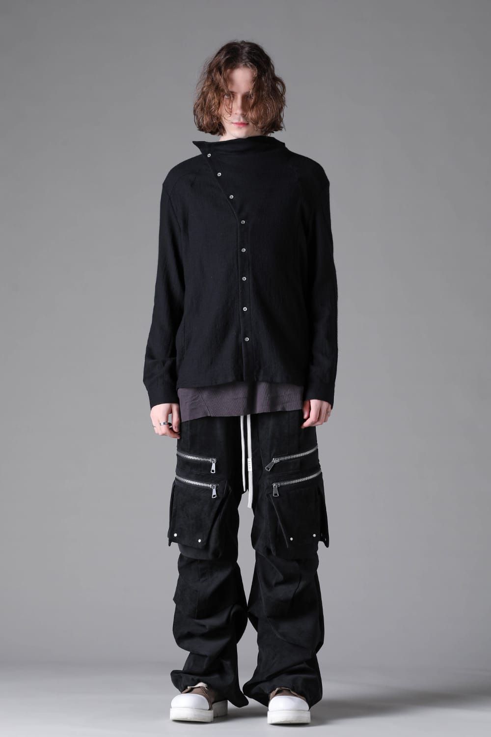 Fluid High-Neck Shirts