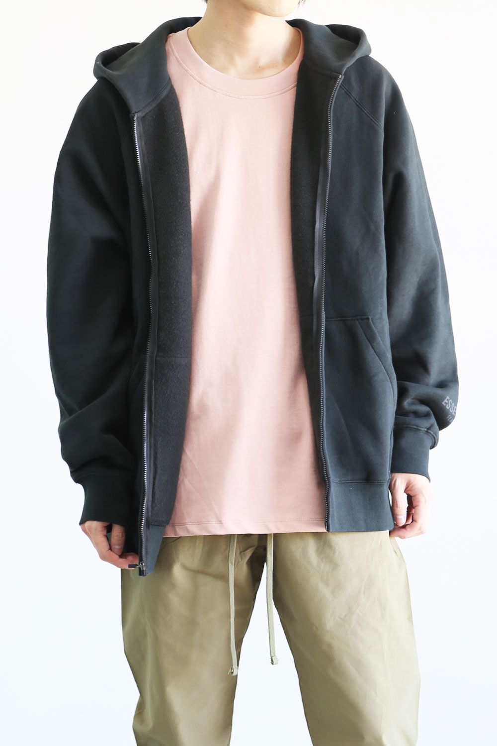 FULL ZIP HOODIE / ブラック