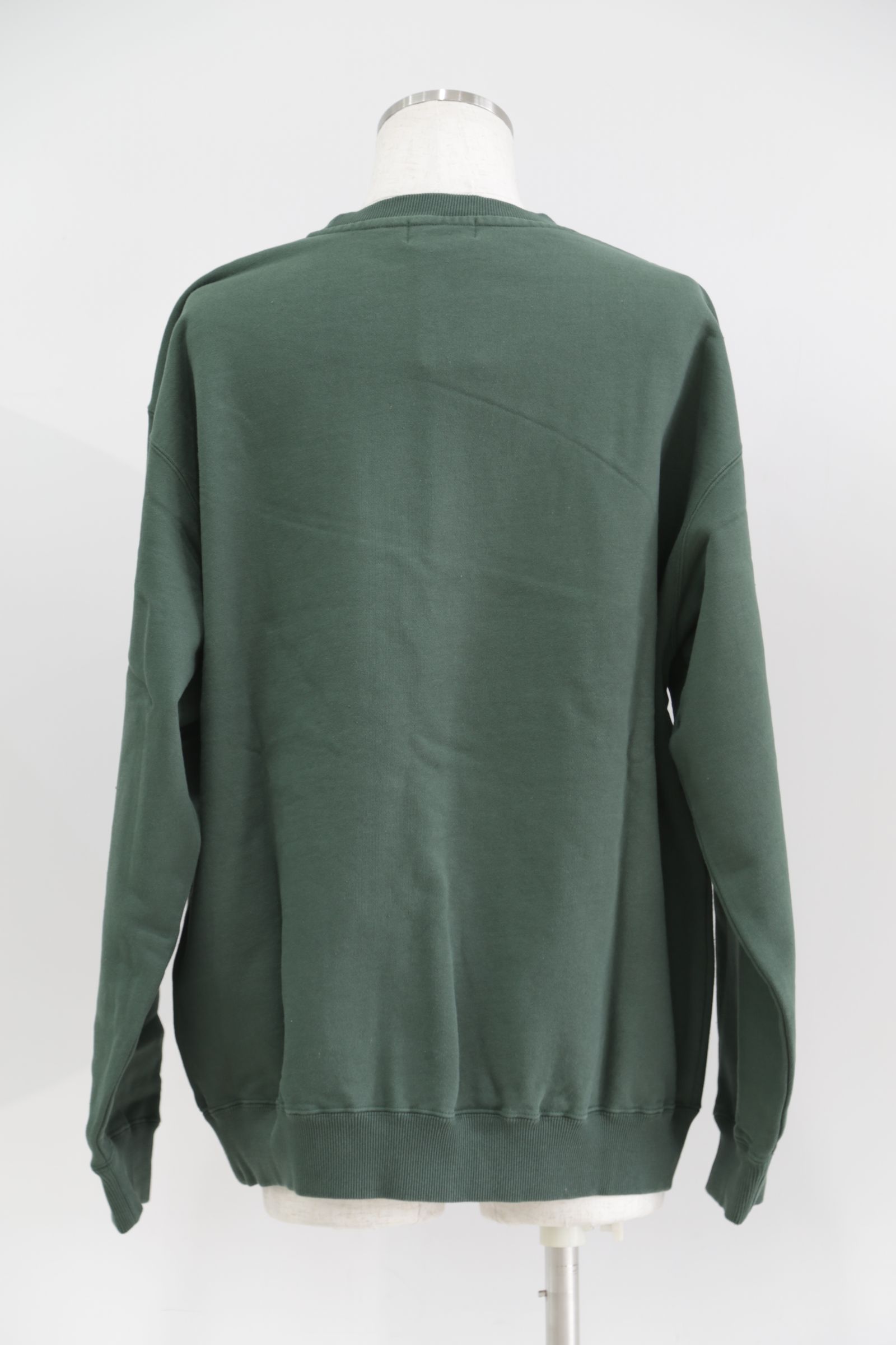 CHENILLE LOGO CREWNECK SWEATSHIRT / グリーン
