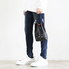 2WAY巾着バッグ / ブラックカモ
