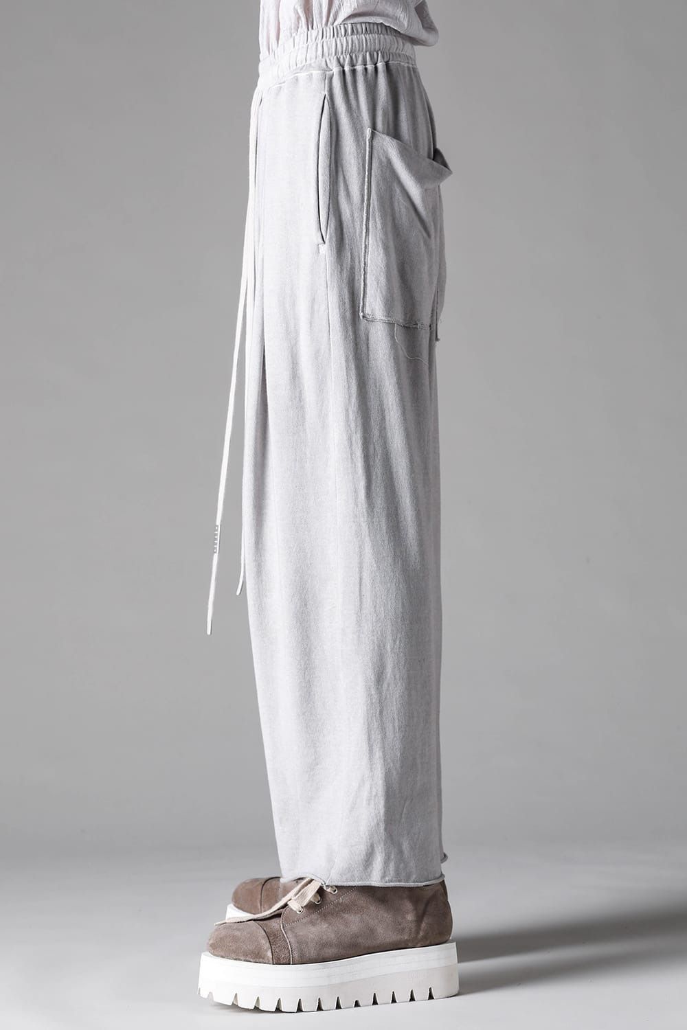 Sumi Dyed Tuck Wide Pants