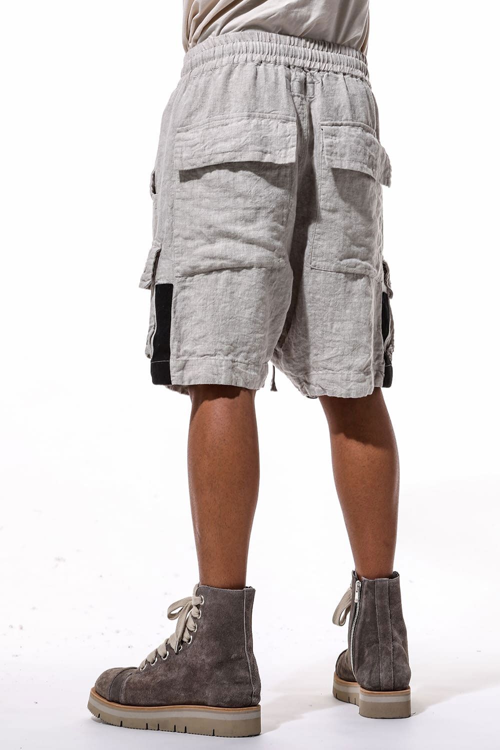 リネンショーツ / Linen Shorts / ライトグレー / ag-9003-3