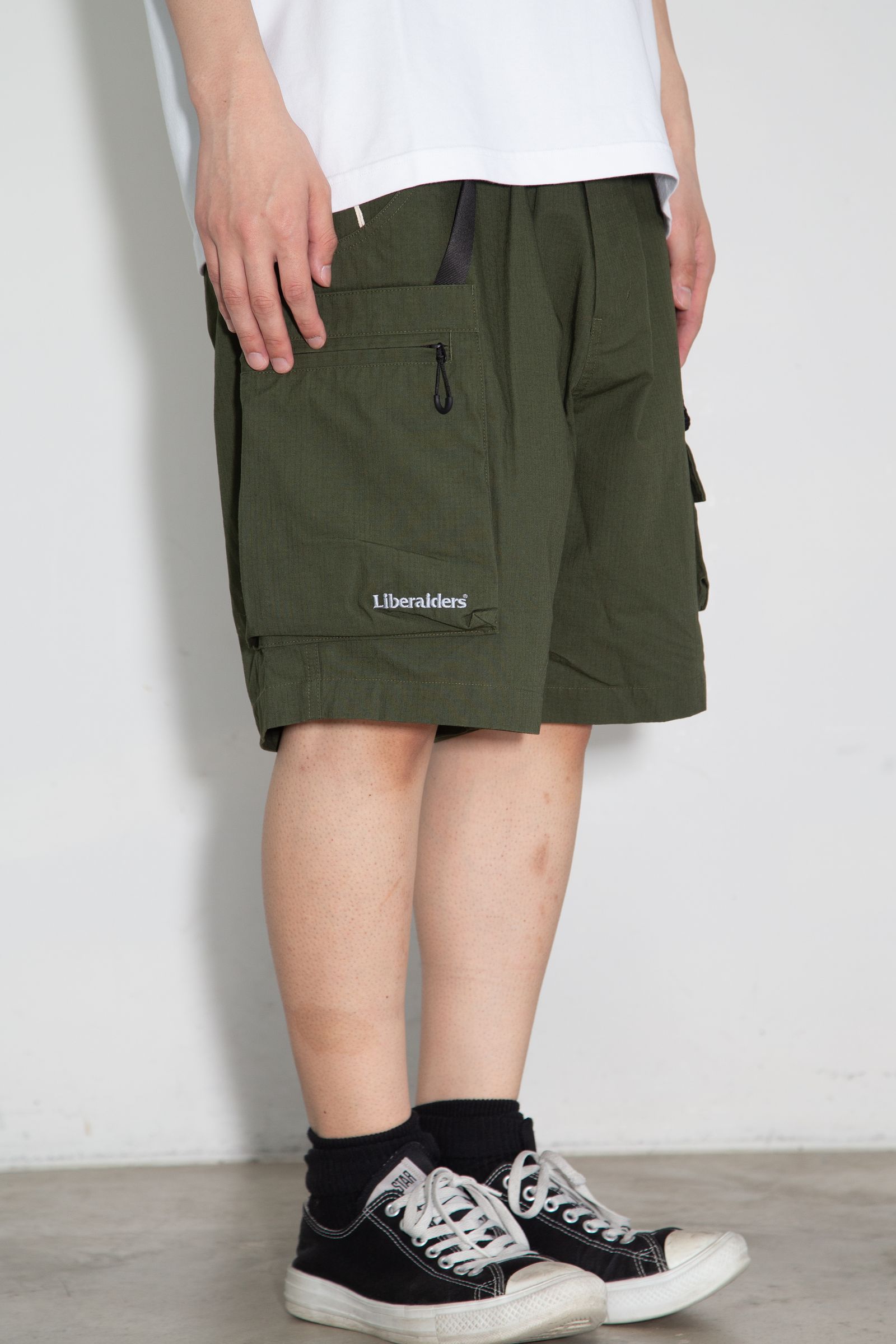 CORDURA RIP UTILITY SHORTS / オリーブ