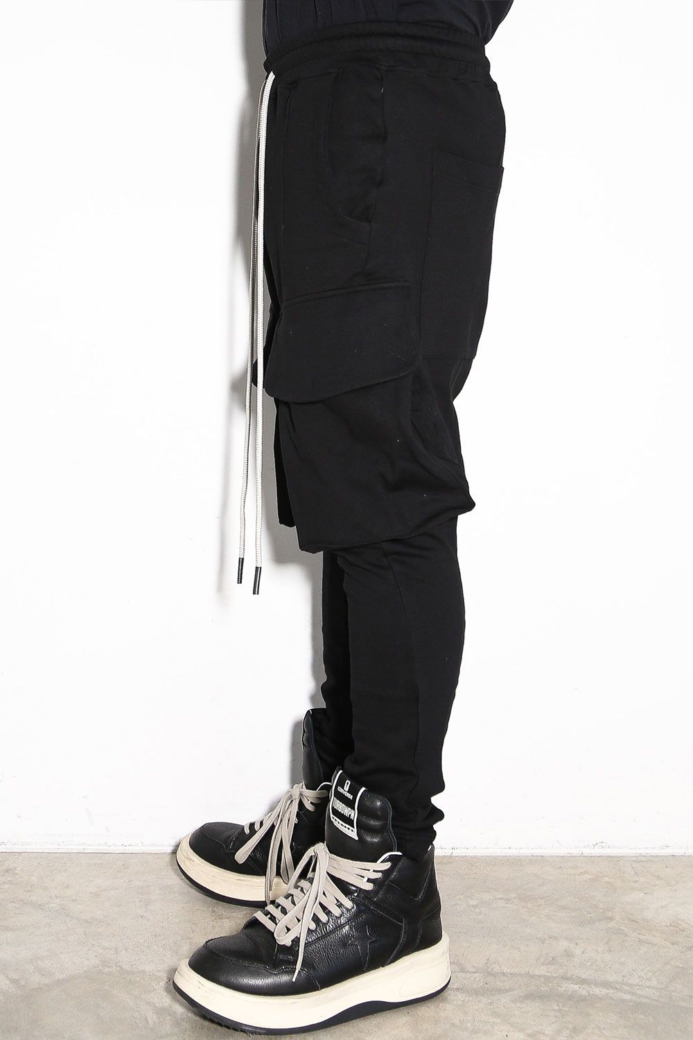 ジョッパーカーゴスウェットパンツ / Sweat Cargo Jodhpurs / ブラック / ag-10046