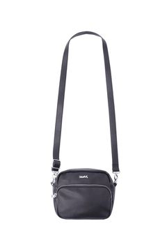 【人気リピート商品】 FAUX LEATHER SHOULDER BAG / ブラック