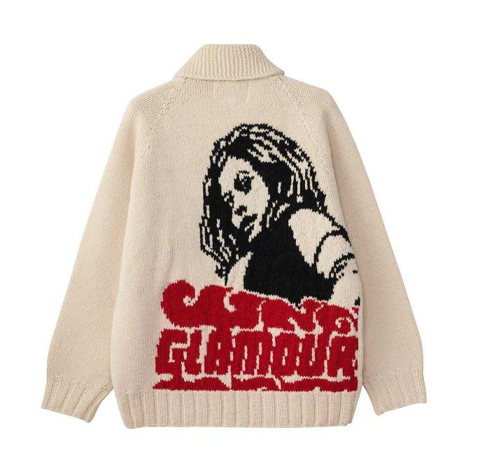 HYSTERIC GLAMOUR - VIXEN GIRL編込 カウチン / ブラック | Tempt