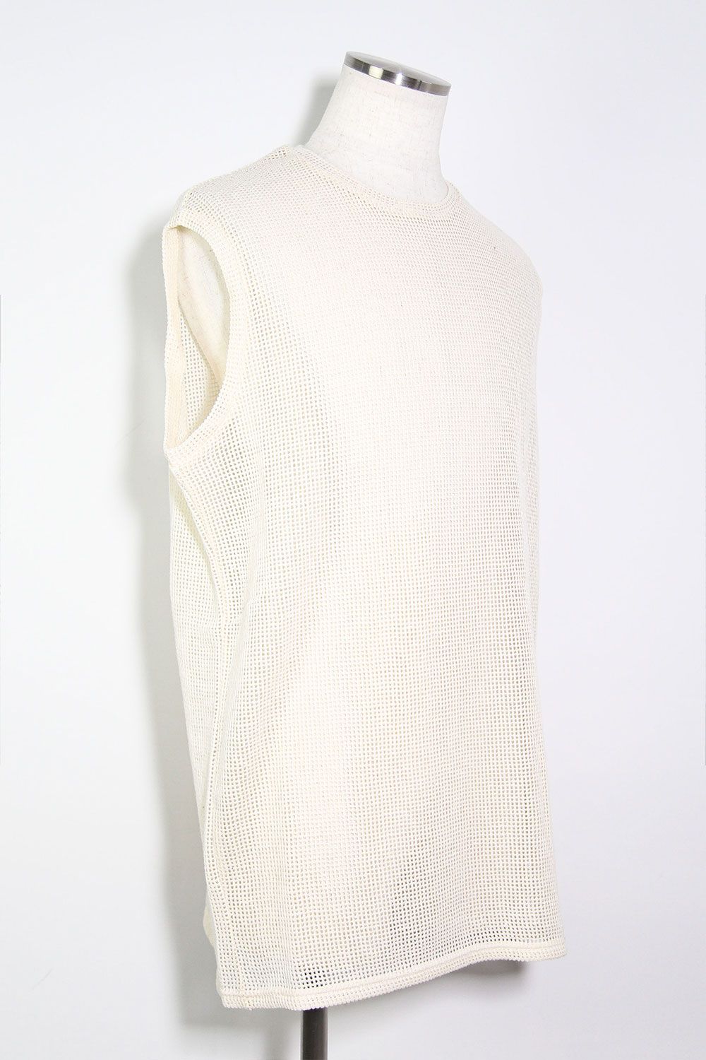 メッシュニットタンクトップ / Mesh Knit Tank Top / アイボリー / ag-11100