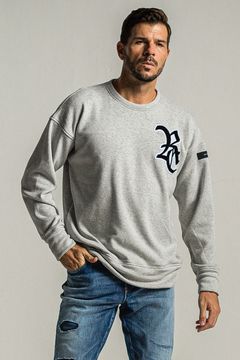 RC chenille velours fleece drop trainer /  グレー