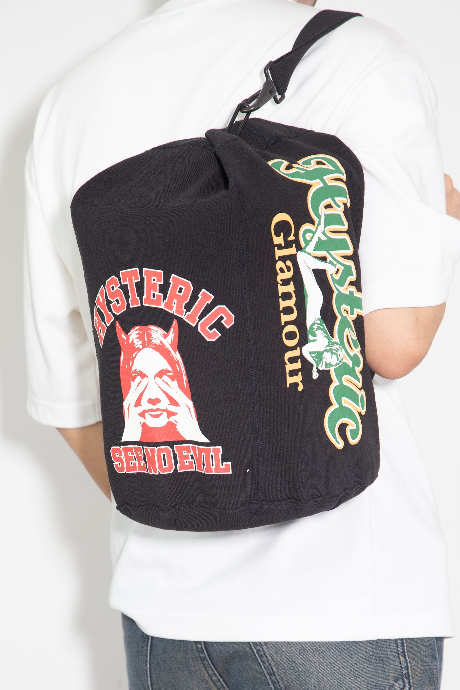 COLLEEGE COLLAGE スウェットショルダーバッグ