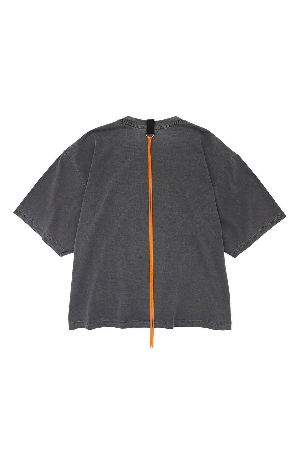 Script Logo Embroidery BIG TEE / スミブラック