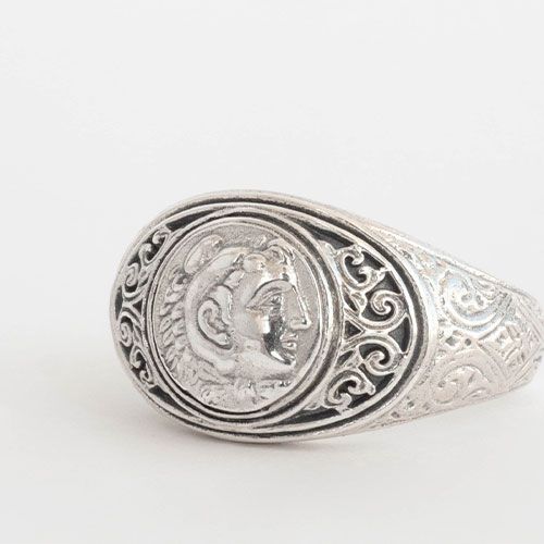 Alexander the Great Symbol Ring / GR060