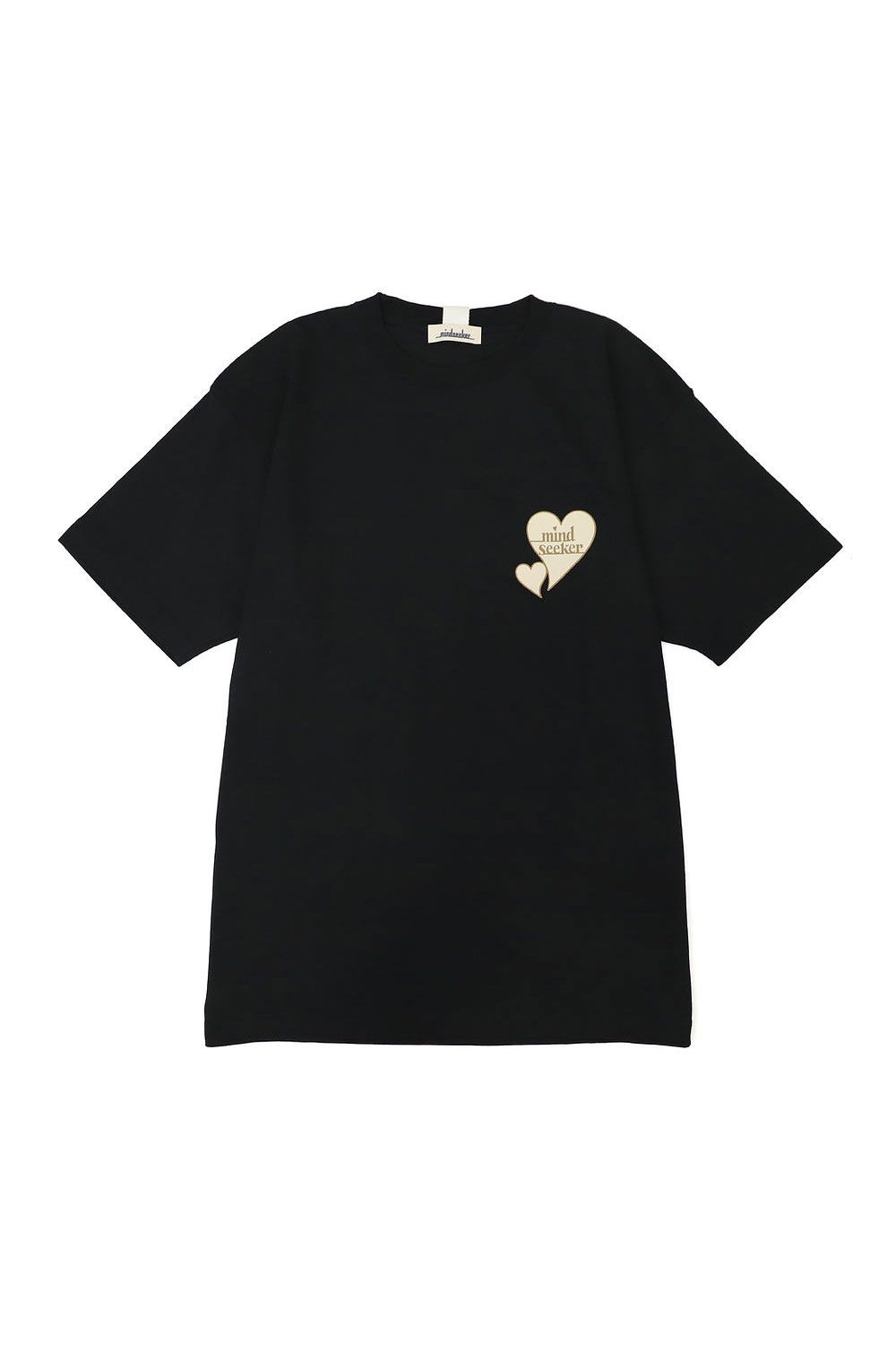 WHITE HEART LOGO TEE / ブラック