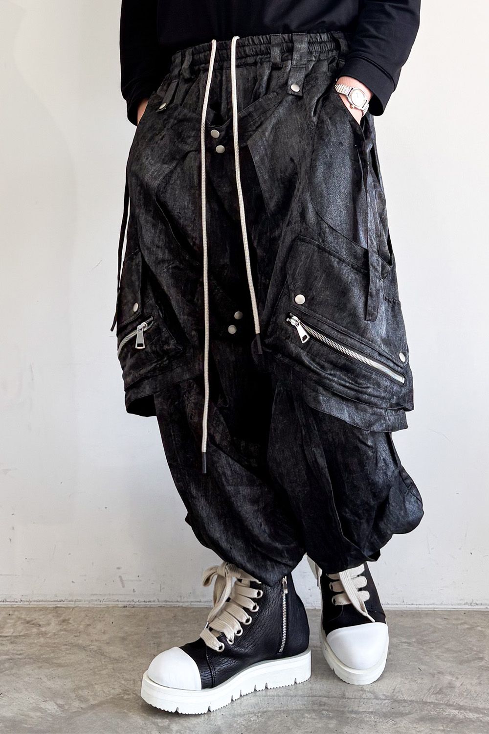 PARACHUTE CARGO WIDE / ブラック