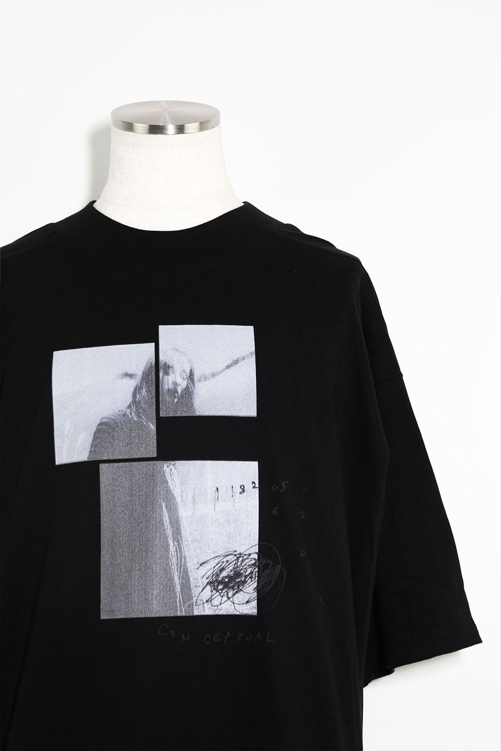 タイプBプリントカットソー / Type B Print T-Shirts / ブラック / ag-7024-2