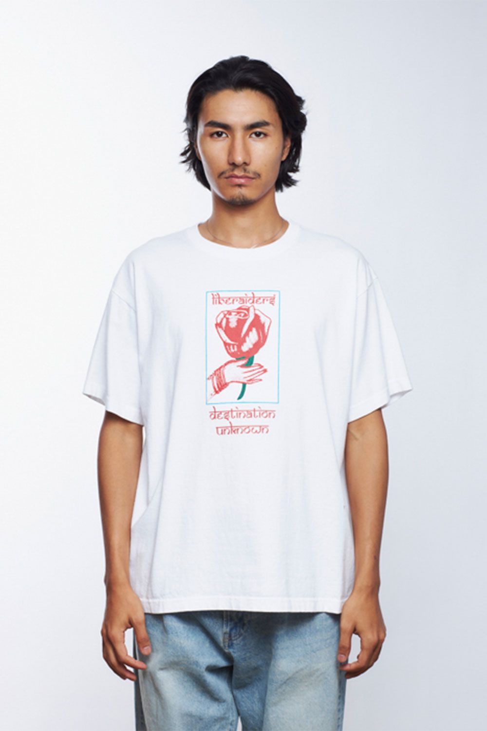 LR ROSE TEE / ホワイト