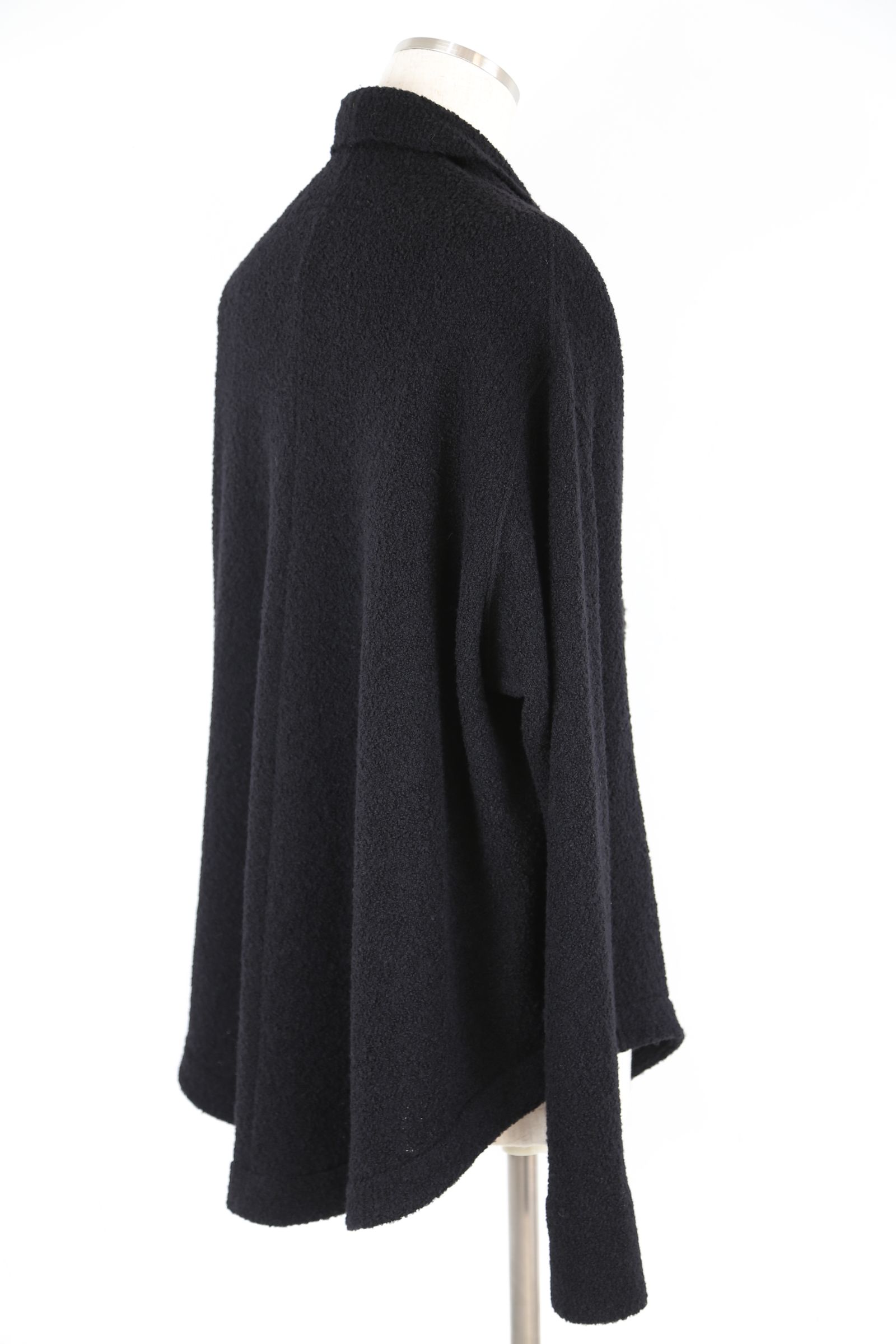 ONE BUTTON KNIT CARDIGAN / ブラック