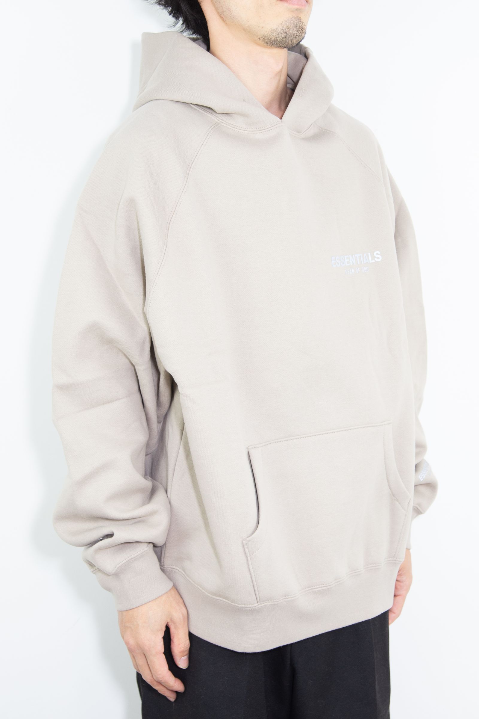 FOG-Essentials Logo Hoodie/ヘザーオートミール / S - パーカー