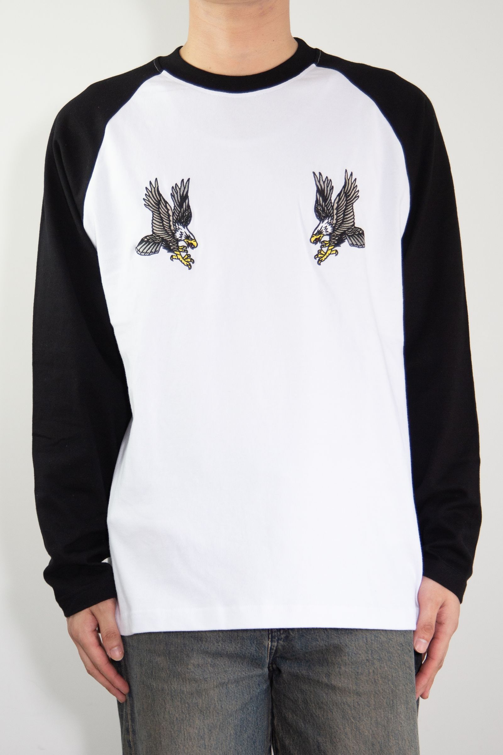 EAGLE RAGLAN L/S TEE / ブラック