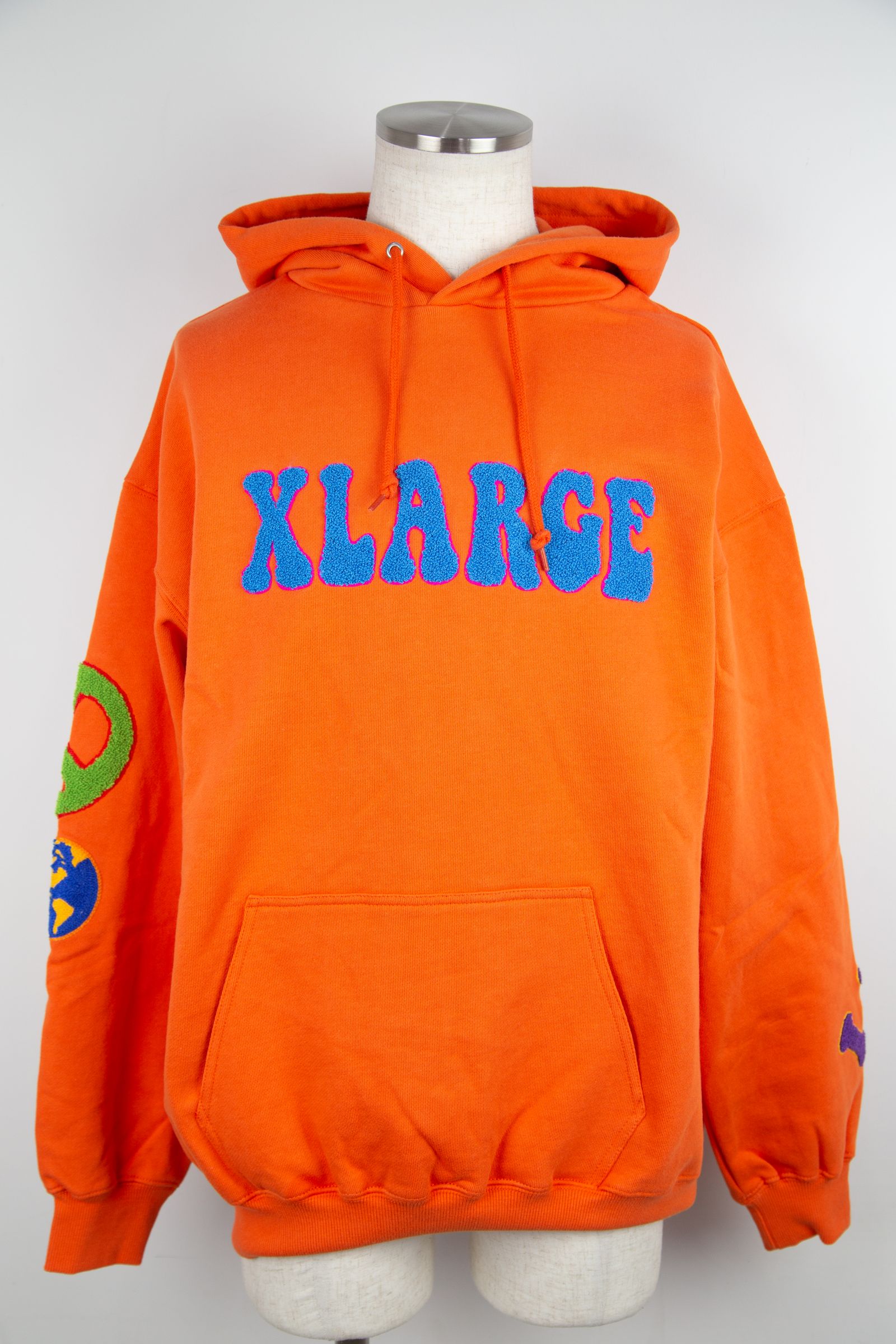 FLOWER PULLOVER HOODED SWEAT XLARGE