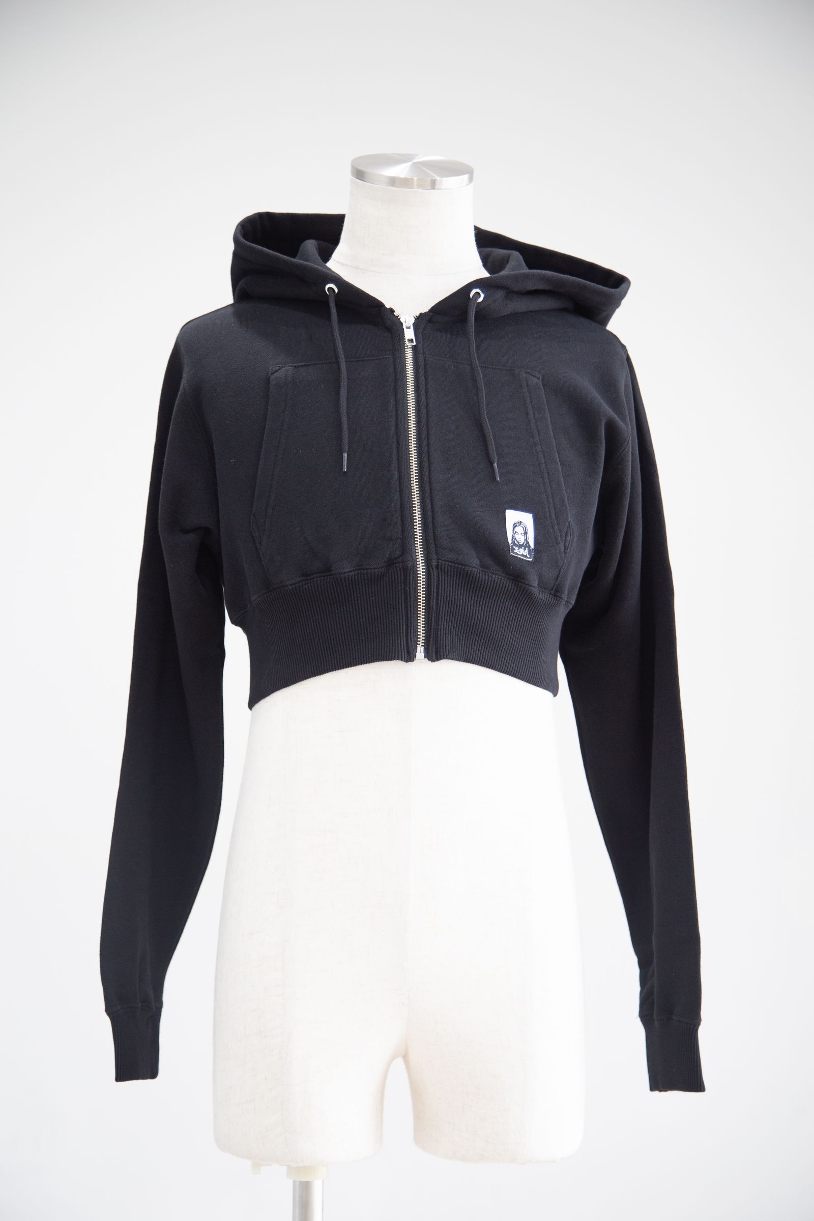 X-girl エックスガールFACE COMPACT ZIP UP HOODIE - トップス