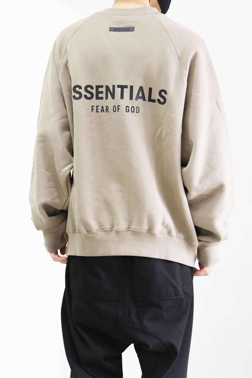 FOG ESSENTIALS - 21SS BACK LOGO SWEAT (RUBBER) / ダーク